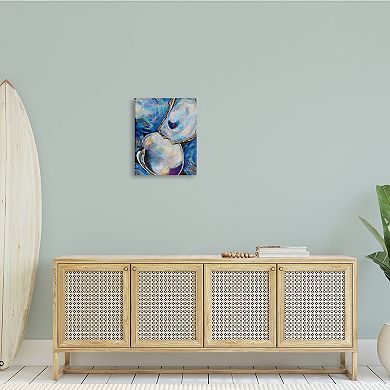 Stupell Home Decor Expressive Coastal Seashells Mussel Clam Wall Art