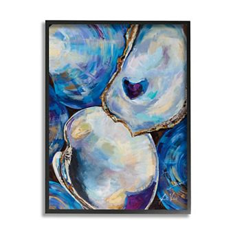 Stupell Home Decor Expressive Coastal Seashells Wall Art