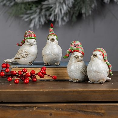 Melrose Holiday Bird Figurine Table Decor 12-piece Set