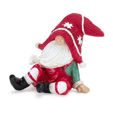 Melrose Gnome Christmas Table Decor 2-piece Set