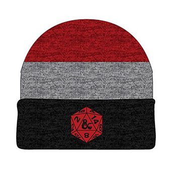 Dungeon and Dragons Game Knit Beanie