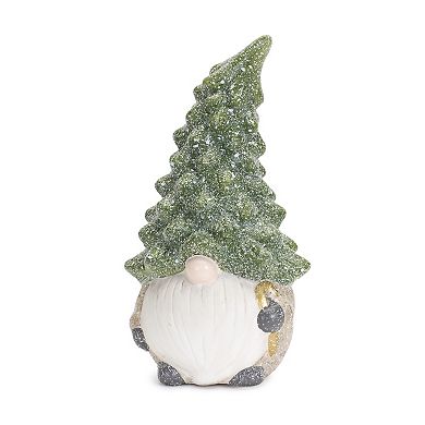 Melrose Christmas Tree Gnome Figurine Table Decor 2-piece Set