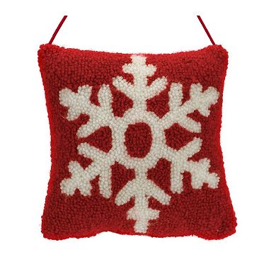 Melrose Mini Holiday Pillow Christmas Ornament 2-piece Set