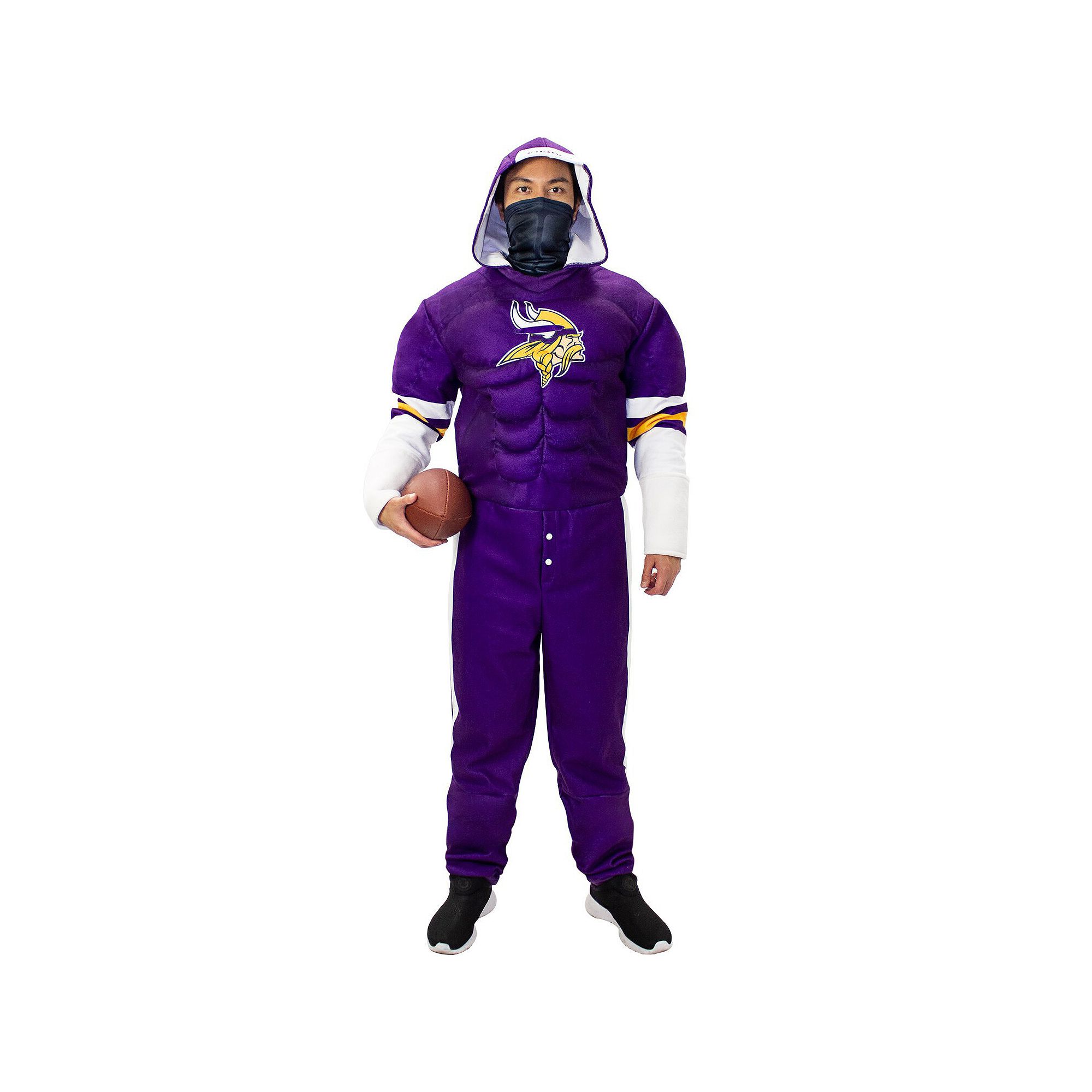 Mens Purple Minnesota Vikings Game Day Costume, Size: XL