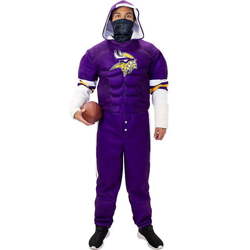 44162982 Mens Purple Minnesota Vikings Game Day Costume, Si sku 44162982