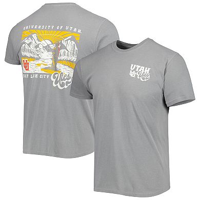 Men's Gray Utah Utes Hyperlocal T-Shirt