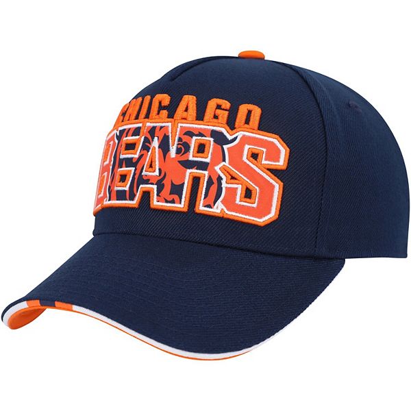 David R's Chicago Bears White and Navy Rope Imperial Snapback