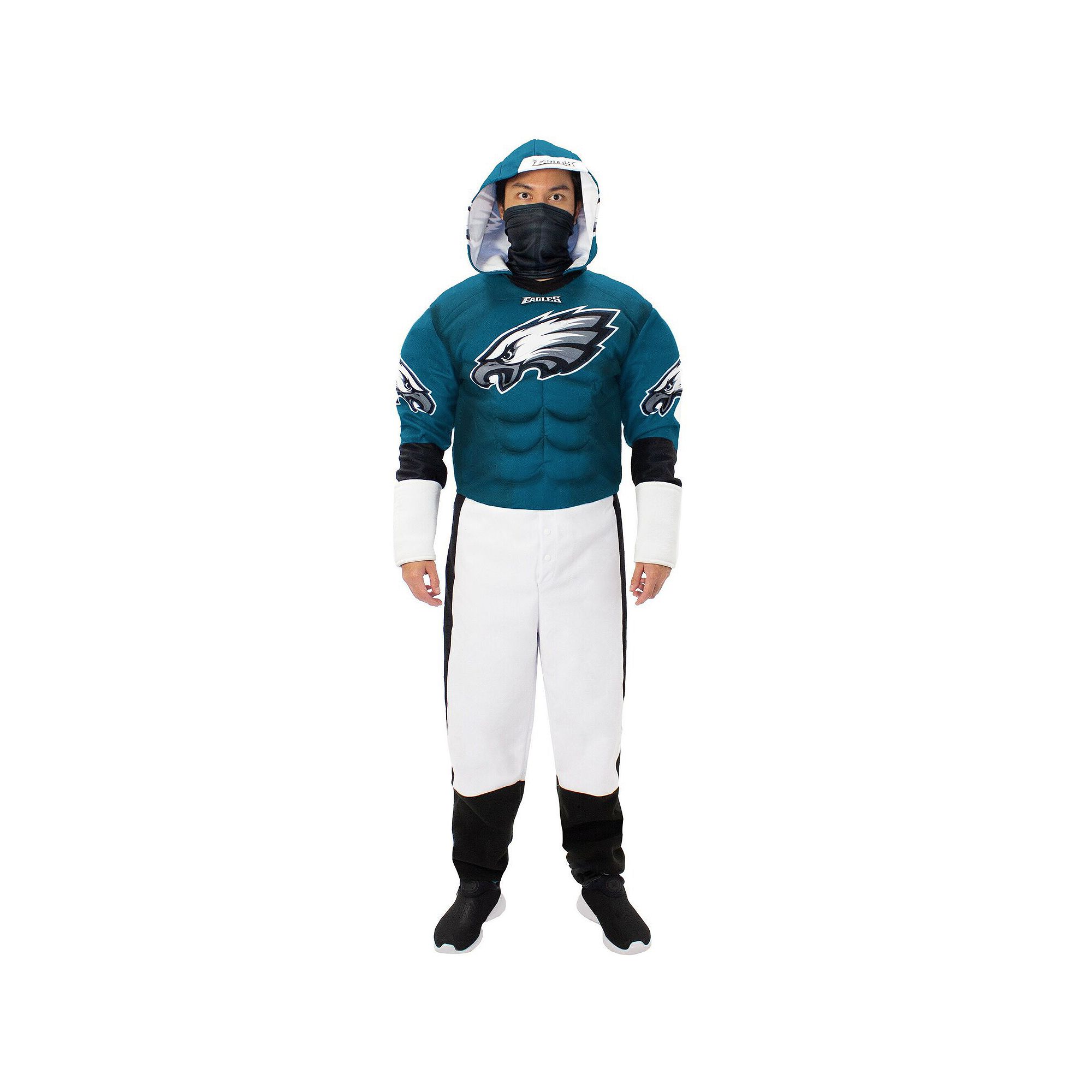 Mens Midnight Green Philadelphia Eagles Game Day Costume, Size: Small