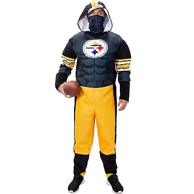 Men's Black Pittsburgh Steelers Game Day Costume