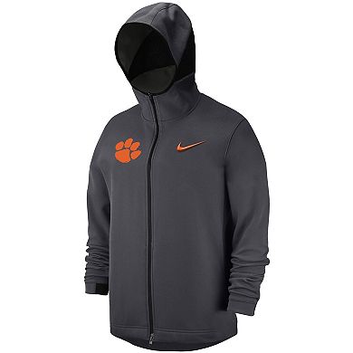Men's Nike Anthracite Clemson Tigers Tonal Showtime Full-Zip Hoodie