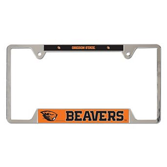 WinCraft Oregon State Beavers Chrome Plated Metal License Plate Frame