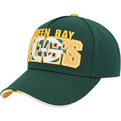 Lids Green Bay Packers Youth Bone Cuffed Knit Hat - Cream/Green