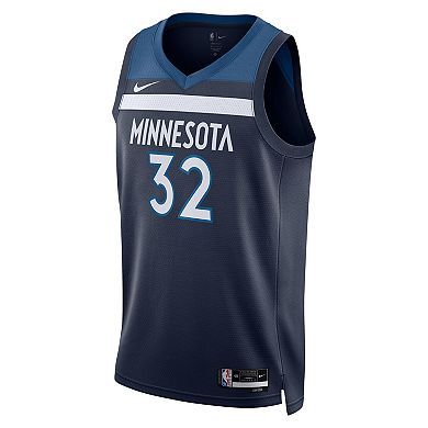 Unisex Nike Karl-Anthony Towns Navy Minnesota Timberwolves 2022/23 Swingman Jersey - Icon Edition