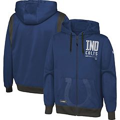 Men's New Era Heathered Gray Indianapolis Colts Combine Authentic Game On  Pullover Hoodie