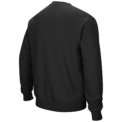 Men's Colosseum Black UCF Knights Arch Over Logo Pullover Sweatshirt