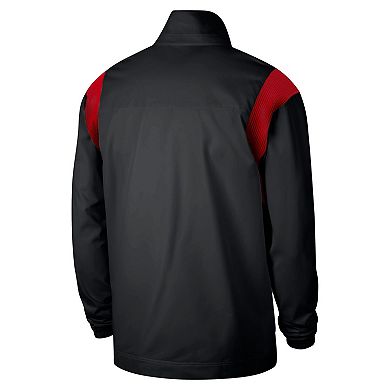 Men's Nike Black Georgia Bulldogs Woven Full-Zip Jacket