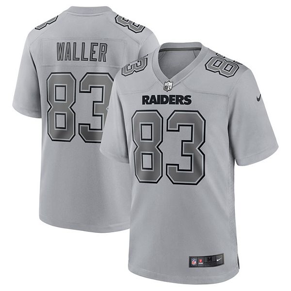 Men's Nike Darren Waller Gray Las Vegas Raiders Atmosphere Fashion Game  Jersey