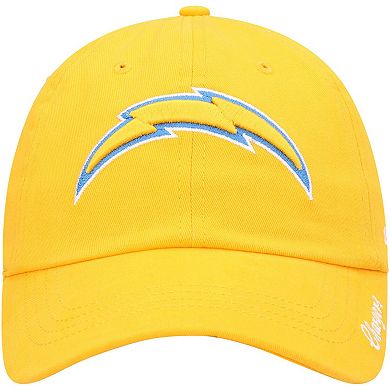 Women's '47 Gold Los Angeles Chargers Miata Clean Up Secondary Logo Adjustable Hat