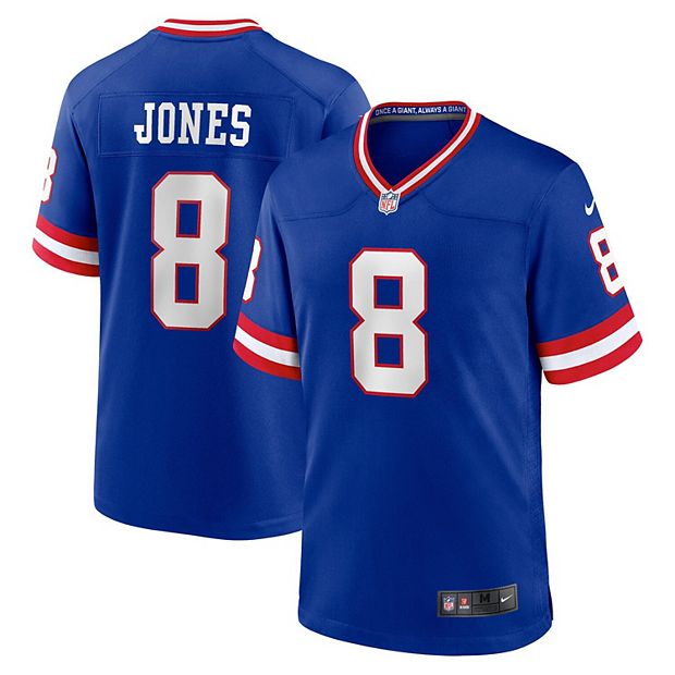 Men's Nike Daniel Jones White New York Giants Game Jersey