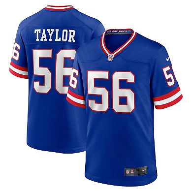 Men's Nike Lawrence Taylor Royal New York Giants Classic Retired Player Game Jersey