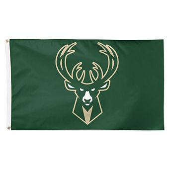 WinCraft Milwaukee Bucks 3' x 5' Primary Logo Single-Sided Flag