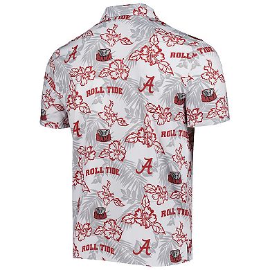 Men's Reyn Spooner White Alabama Crimson Tide Performance Polo