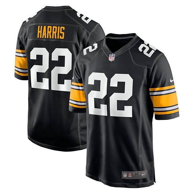 Men's Nike Najee Harris Black Pittsburgh Steelers Home Player Game Jersey