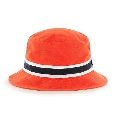 Men's '47 Orange Chicago Bears Striped Bucket Hat
