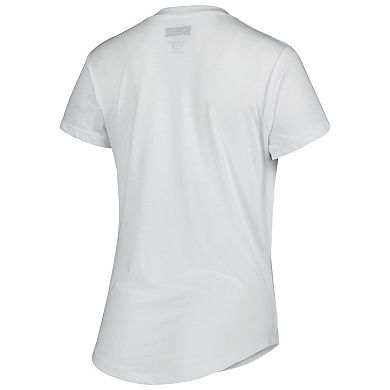 Women's Concepts Sport White/Charcoal Tennessee Titans Sonata T-Shirt & Leggings Sleep Set