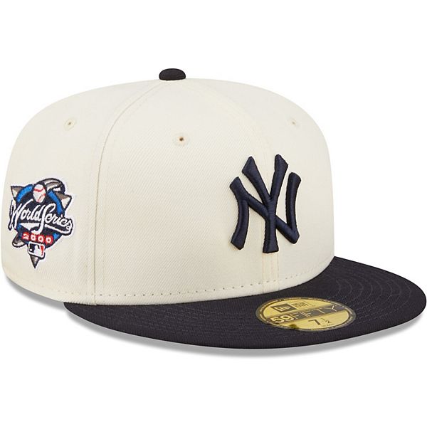 Men's New Era White/Navy New York Yankees Cooperstown Collection 2000 ...