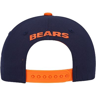 Preschool Navy/Orange Chicago Bears Lock Up Snapback Hat