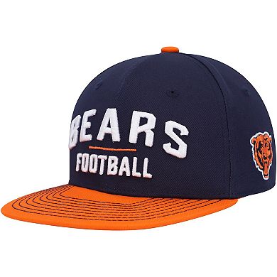 Preschool Navy/Orange Chicago Bears Lock Up Snapback Hat
