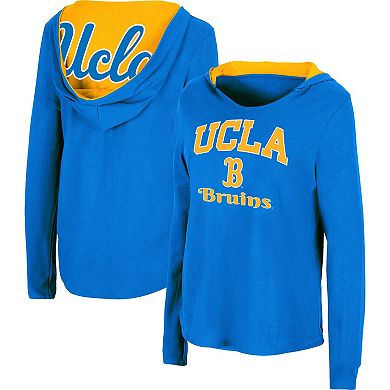 Women's Colosseum Blue UCLA Bruins Catalina Hoodie Long Sleeve T-Shirt