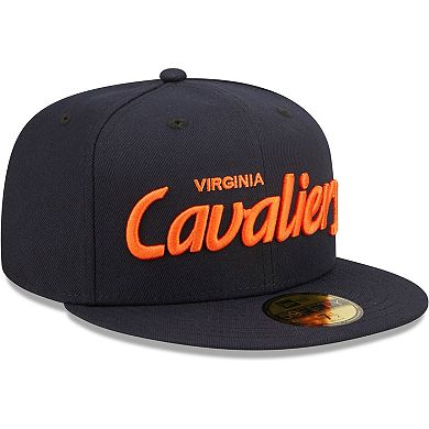 Men's New Era Navy Virginia Cavaliers Griswold 59FIFTY Fitted Hat