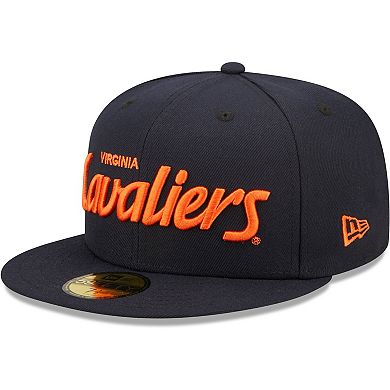 Men's New Era Navy Virginia Cavaliers Griswold 59FIFTY Fitted Hat