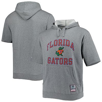 Men's Mitchell Ness Heathered Gray Florida Gators Wordmark Short