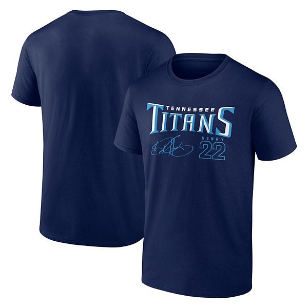 Fanatics Women's Plus Derrick Henry Navy Tennessee Titans Name Number  V-Neck T-shirt