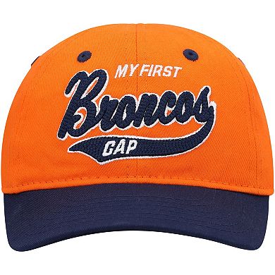 Infant Orange/Navy Denver Broncos My First Tail Sweep Slouch Flex Hat