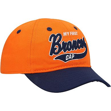Infant Orange/Navy Denver Broncos My First Tail Sweep Slouch Flex Hat