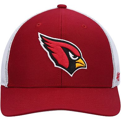 Men's '47 Cardinal/White Arizona Cardinals Trophy Trucker Flex Hat