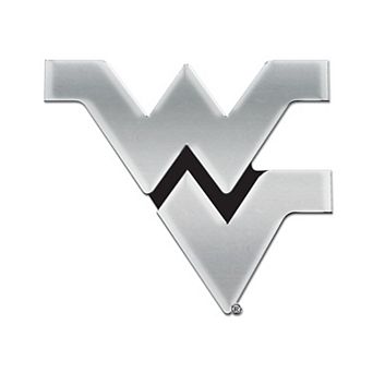 WinCraft West Virginia Mountaineers Chrome Auto Emblem