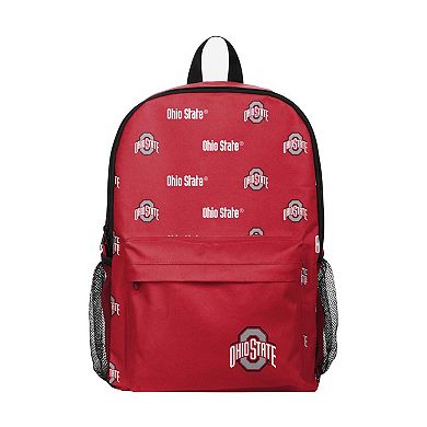 FOCO Ohio State Buckeyes Repeat Logo Backpack