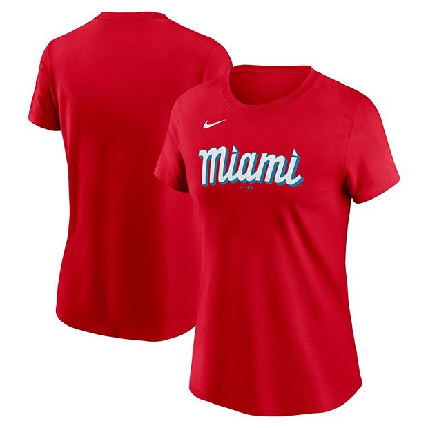 Toddler Miami Marlins Nike City Connect Wordmark T-Shirt