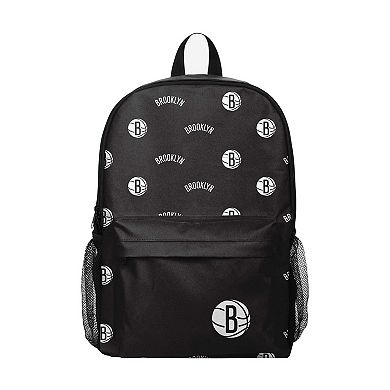 FOCO Brooklyn Nets Repeat Logo Backpack