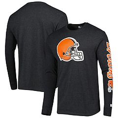 Nike Men's Cleveland Browns Sideline Coaches Throwback T-Shirt - Brown - S (Small)