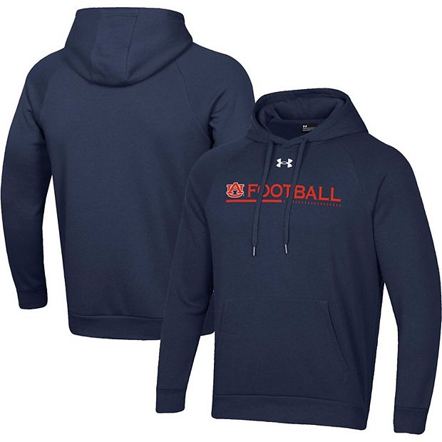 Under Armour Men's Auburn Tigers Blue Armour Fleece Pullover Hoodie