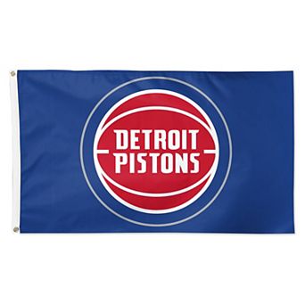 WinCraft Detroit Pistons 3' x 5' Primary Logo Single-Sided Flag