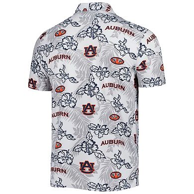 Men's Reyn Spooner White Auburn Tigers Performance Polo