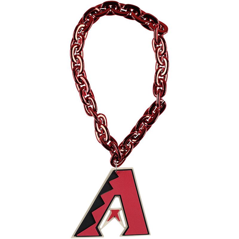 Red Arizona Diamondbacks Team Logo Fan Chain, Adult Unisex, DBK Red
