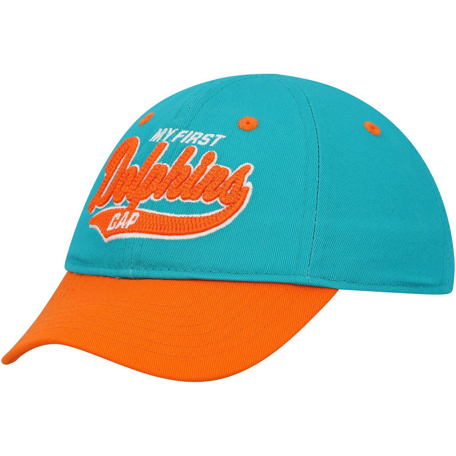 Men's New Era Stone/Aqua Miami Dolphins 2023 NFL Draft 39THIRTY Flex Hat 